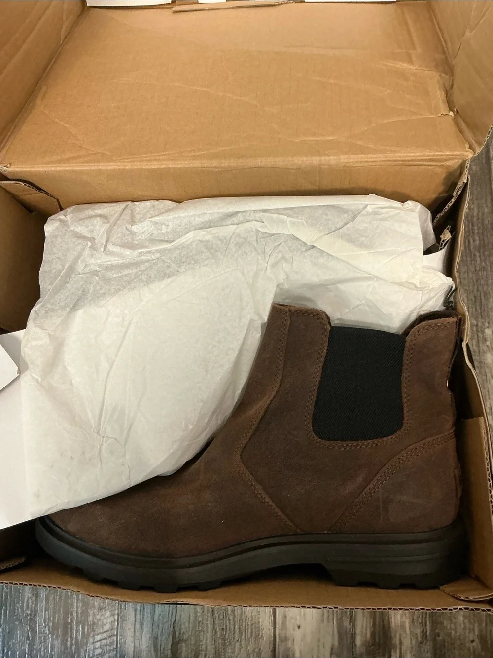Sorel Men's Brown Chelsea Boots Size 9.5
